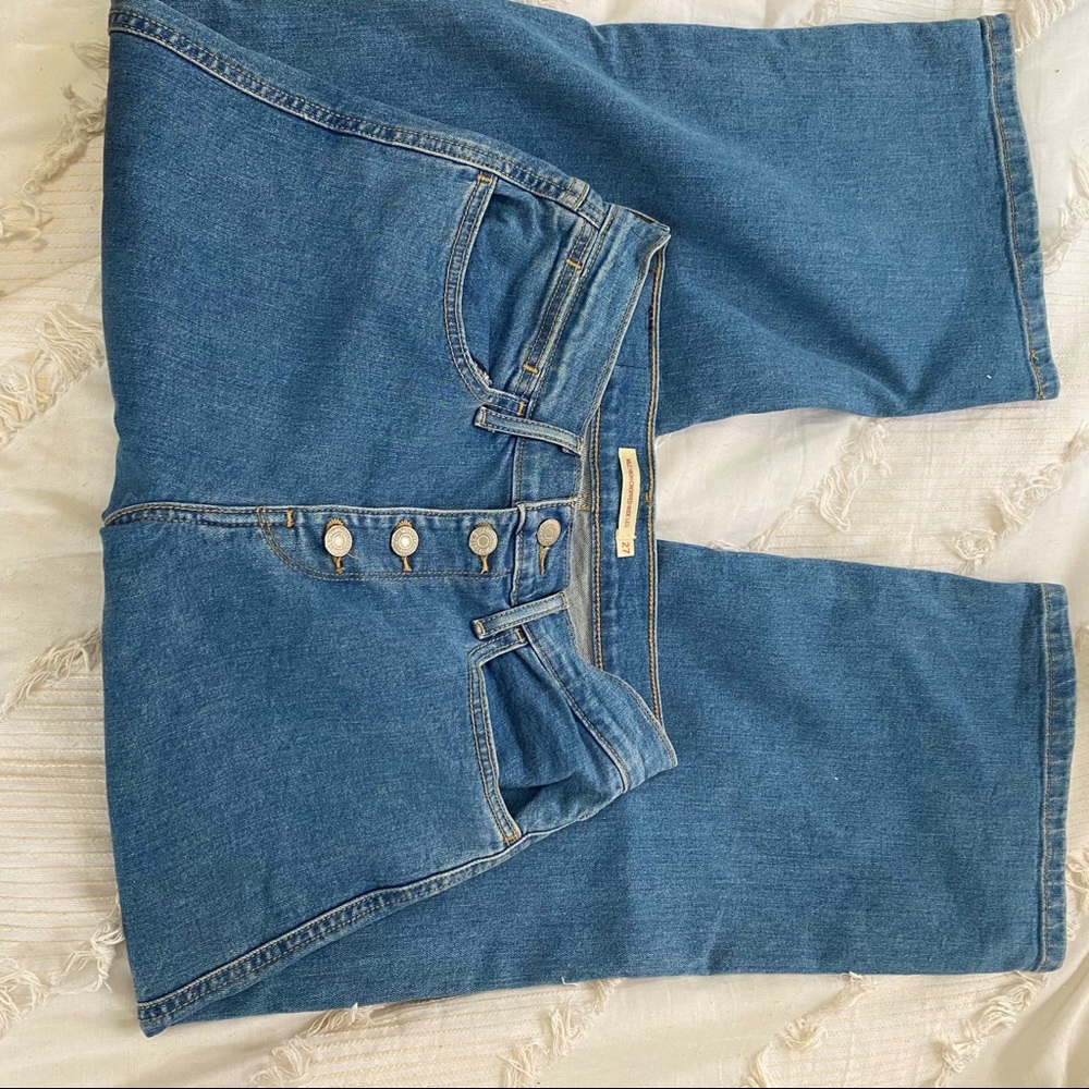 Levi’s Mile high wide leg cropped jeans